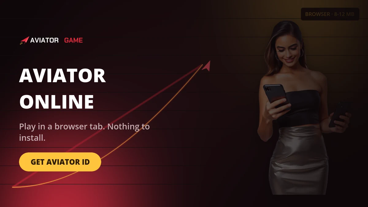 Aviator game online loading in a phone browser tab with nothing installed